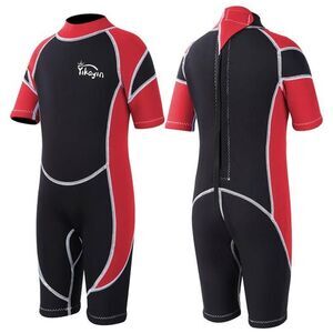 Yikayin Kids 2.5mm Thermal SCR Neoprene Shorty Wet Suit